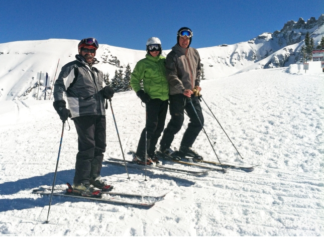 Damon Demas, Albert Roer, Eric Saunders Skiing in Telluride
